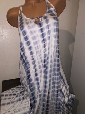 Mystree Tie Dye Vintage Dress Large NWT Boho